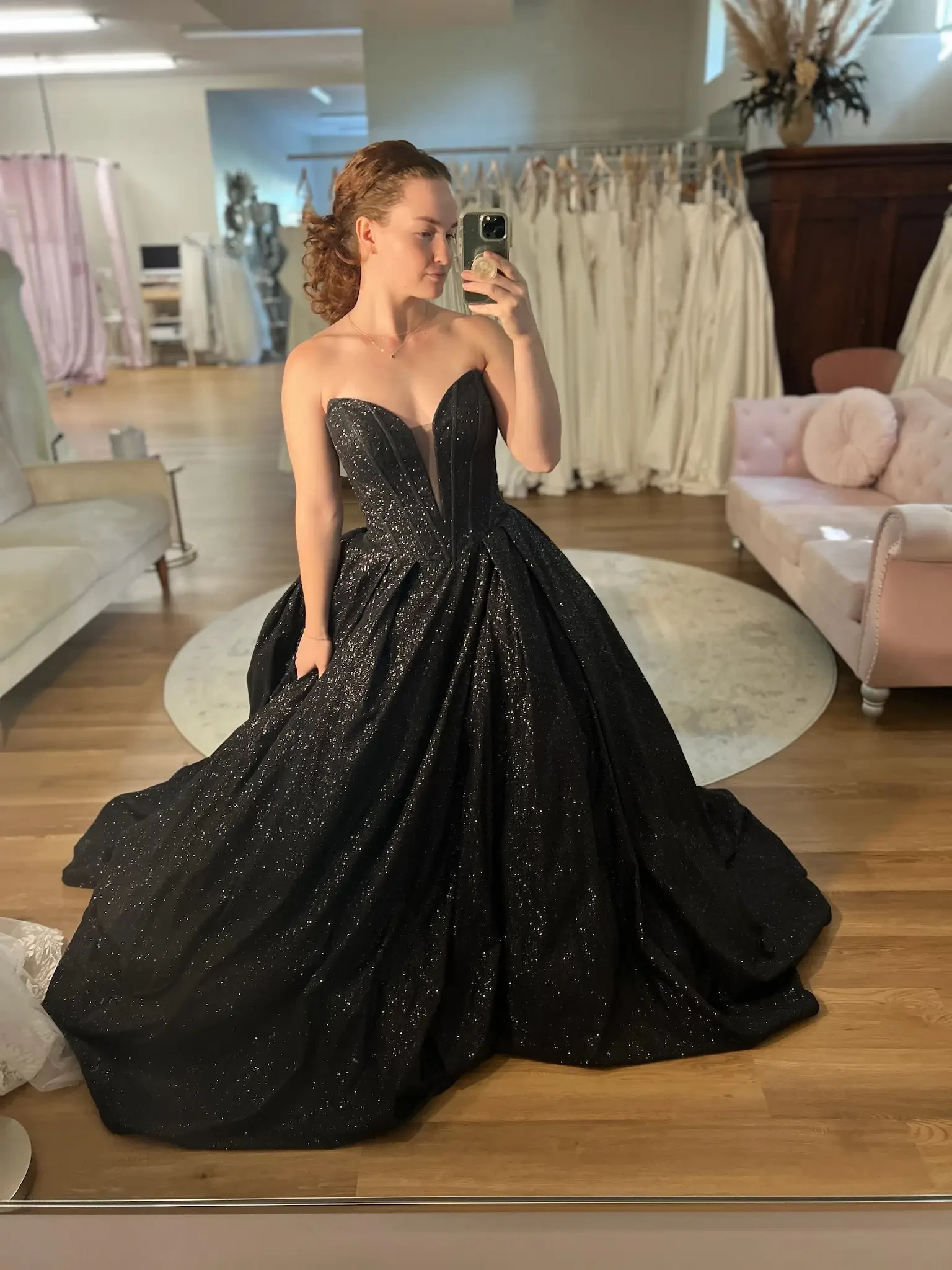 Black Wedding Dress Trunk Show
