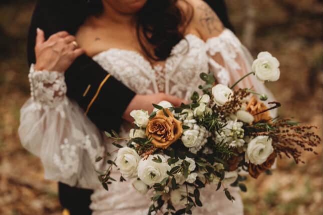 Nicole & Anthony wedding photo by Finch & Mae photography