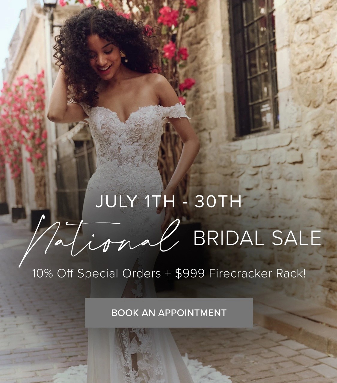 National Bridal Sale Banner Mobile